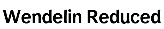 Wendelin Reduced Font Image