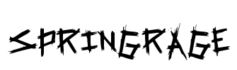 SpringRage Font Image