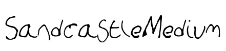 SandcastleMedium Font Image