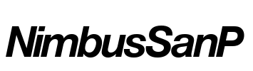 NimbusSanP Font Image