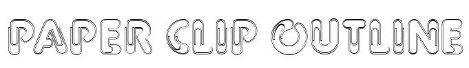 Paper Clip Outline
