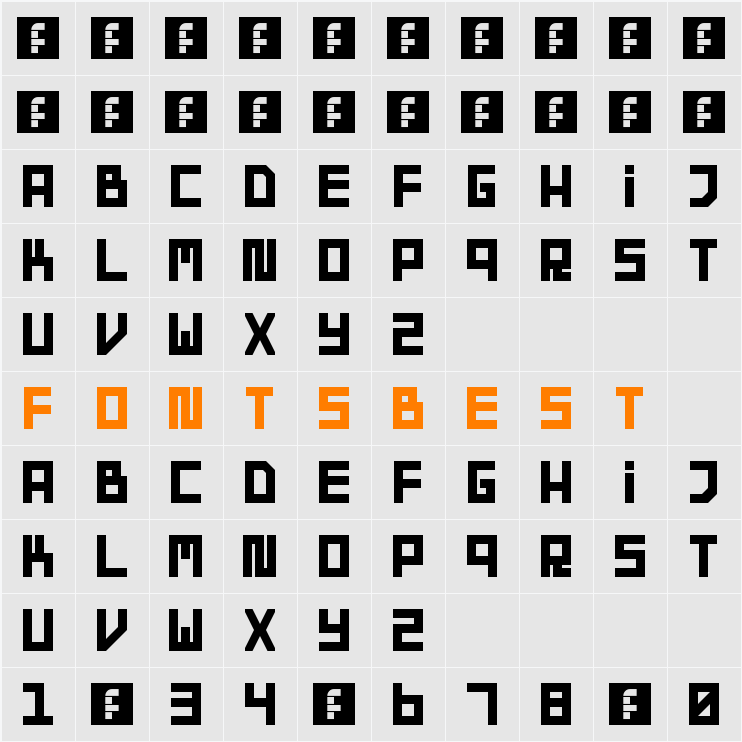 Rust Character Map