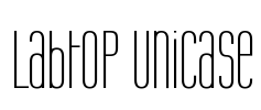 Labtop Unicase Font Image