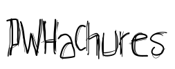 PWHachures Font Image
