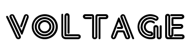 Voltage Font Image
