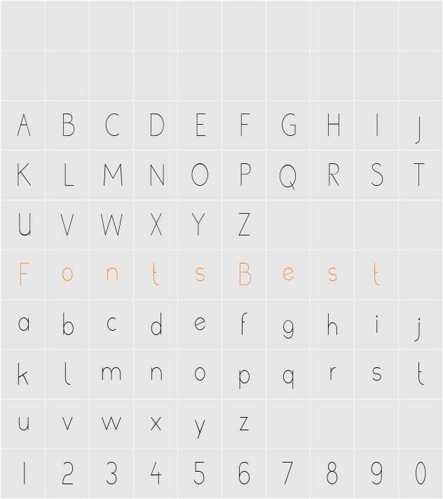 poor weekdays Character Map