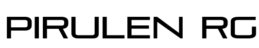 Pirulen Rg Font Image