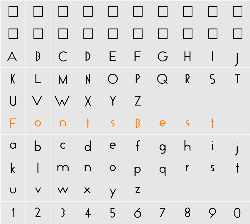 Geo Character Map