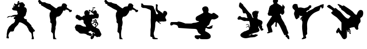Karate Chop Font Image