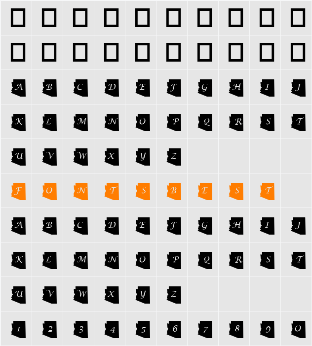 pf_arizona Character Map