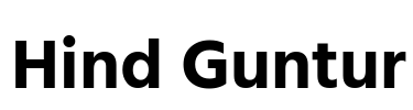 Hind Guntur Font Image