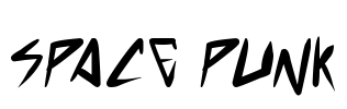 space punk Font Image