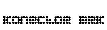 Konector BRK Font Image