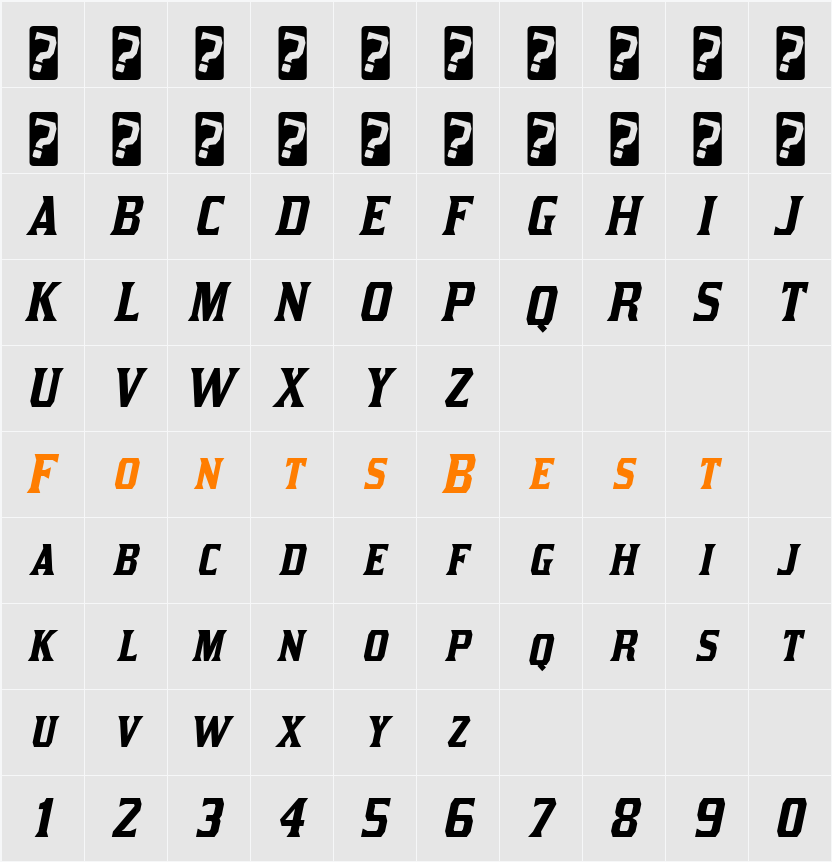 Kirsty Character Map