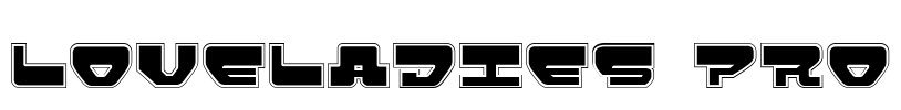 Loveladies Pro Font Image