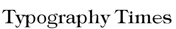 Typography Times