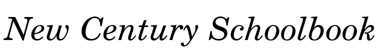 New Century Schoolbook