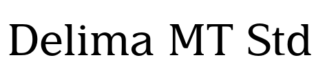 Delima MT Std Font Image
