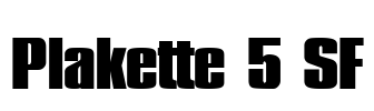 Plakette 5 SF
