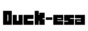 Duck-esa Font Image