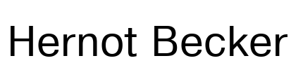 Hernot Becker Font Image
