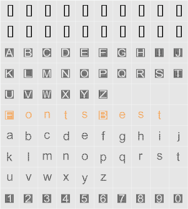 Guck Character Map