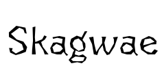 Skagwae Font Image