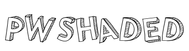 PWShaded Font Image