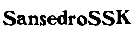 SansedroSSK Font Image