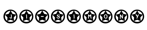 JI-Simony Font Image