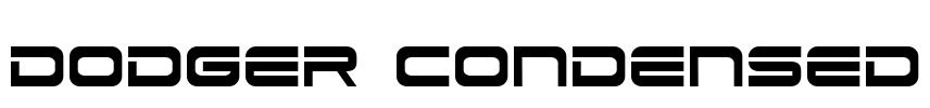 Dodger Condensed Font Image