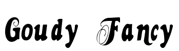 Goudy Fancy Font Image