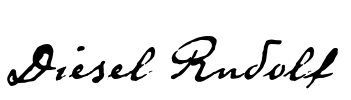 Diesel Rudolf Font Image