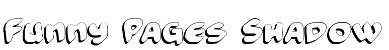 Funny Pages Shadow Font Image