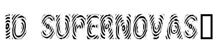 ID SupernovaSW Font Image