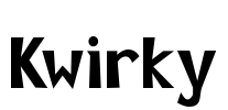 Kwirky Font Image
