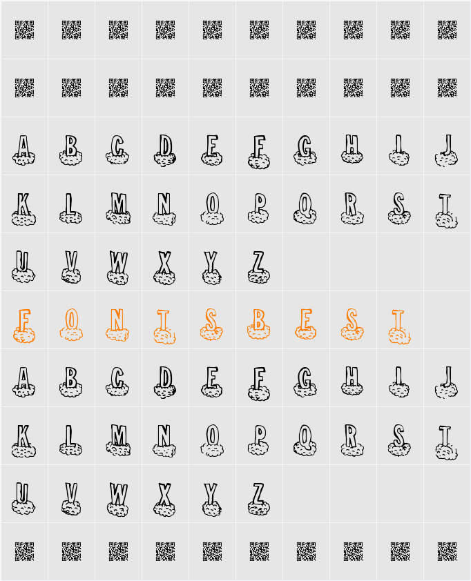 CloudAhead Character Map