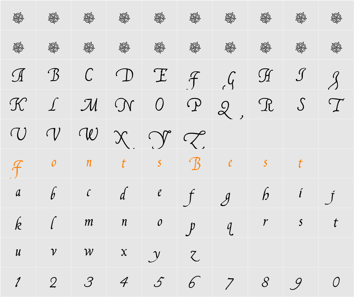 Francisco Lucas Llana Character Map
