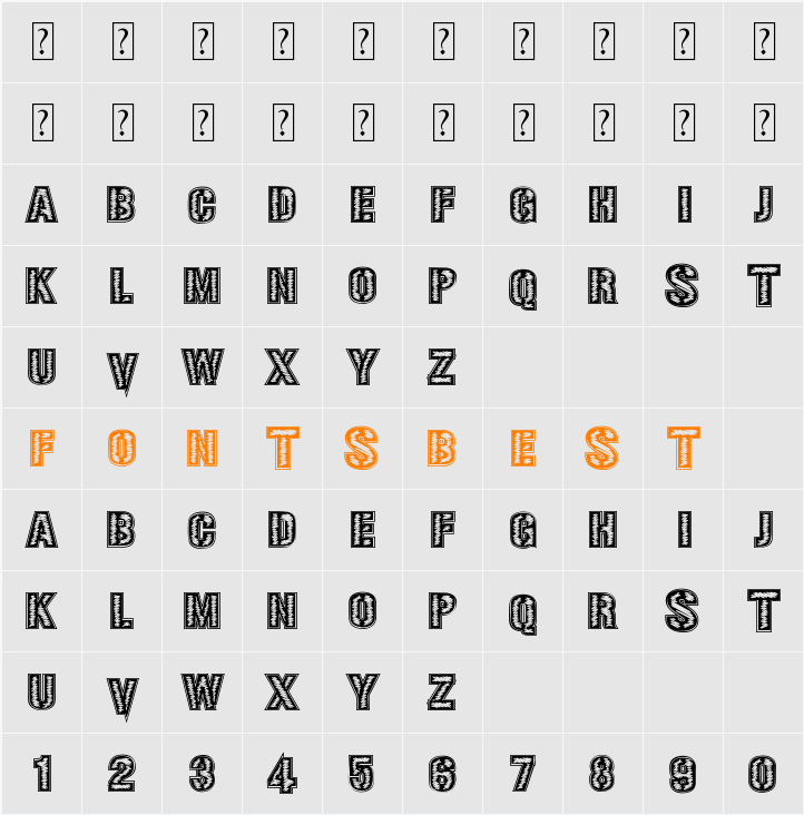 SPECIAL UNIT Character Map