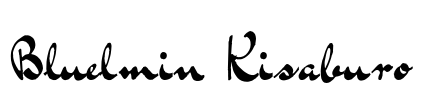 Bluelmin Kisaburo Font Image