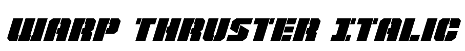 Warp Thruster Italic