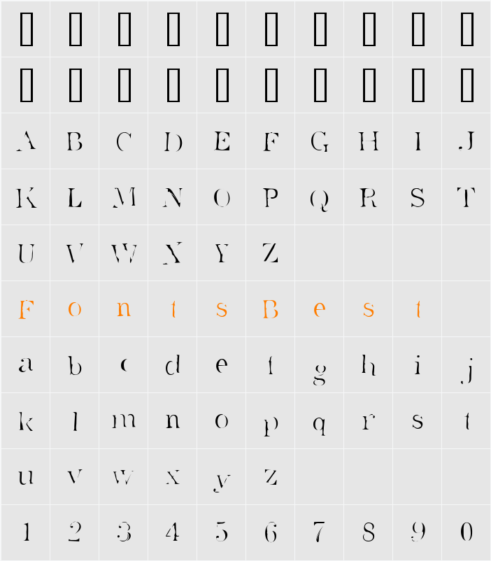 Superstar Character Map