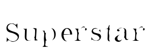 Superstar Font Image