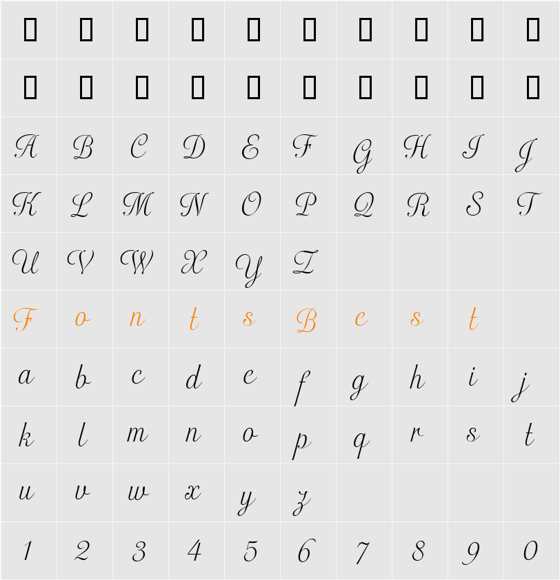 OttumHmk Character Map