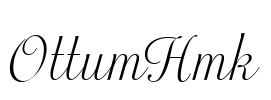 OttumHmk Font Image