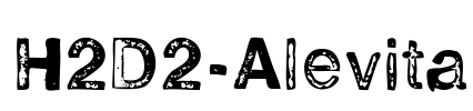 H2D2-Alevita Font Image