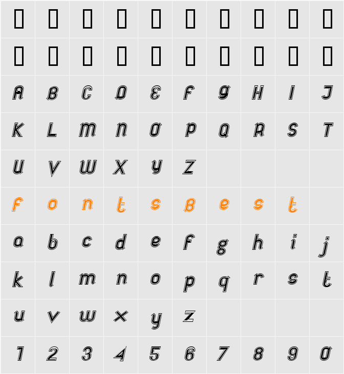 futile Character Map