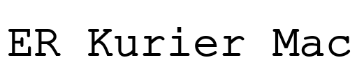 ER Kurier Mac Font Image
