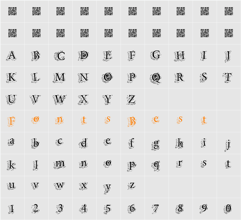 SwiftChops Character Map