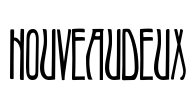 NouveauDeux Font Image